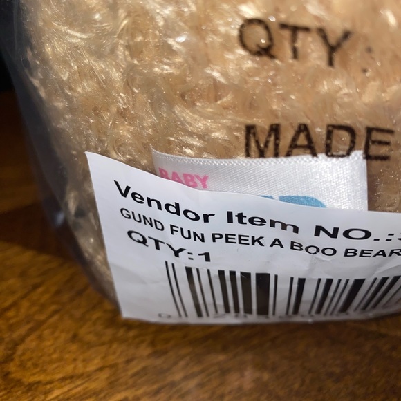 Gund Peek A Boo Teddy Bear - Picture 5 of 5